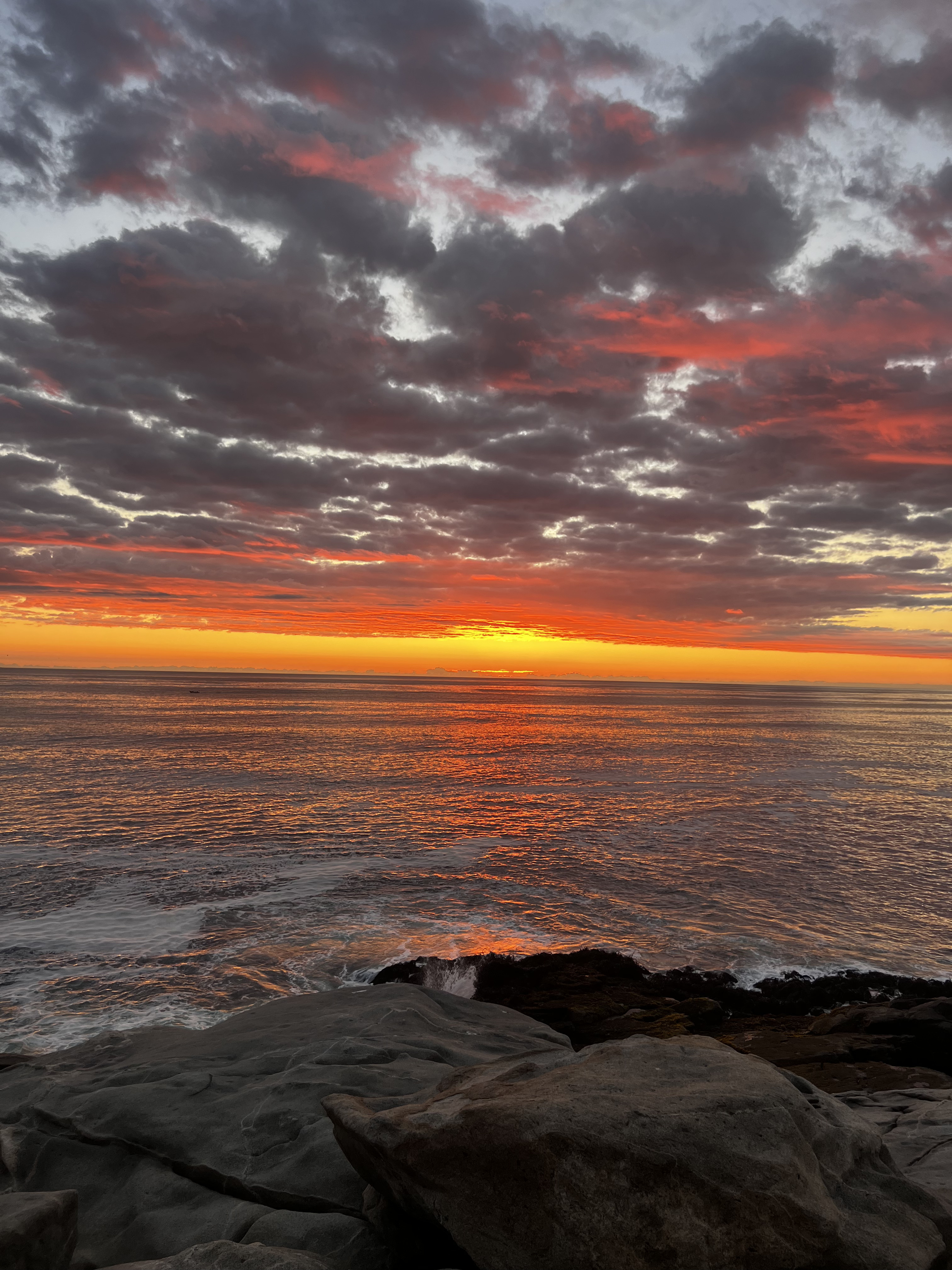 Paisaje con nubes dramáticas
